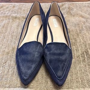 Cole Haan Navy Suede Flat Shoe